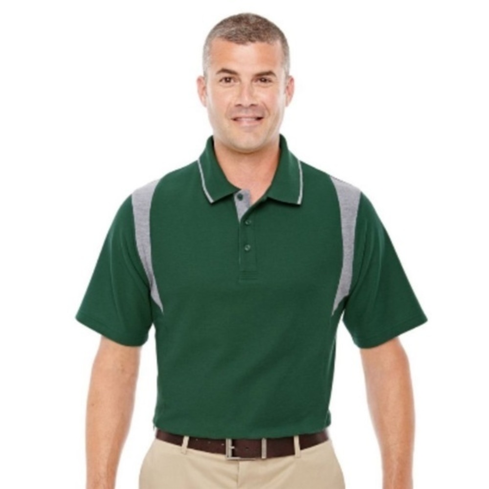 NWT - Devon & Jones Men's‎ Sporty Green Active Golf Shirt